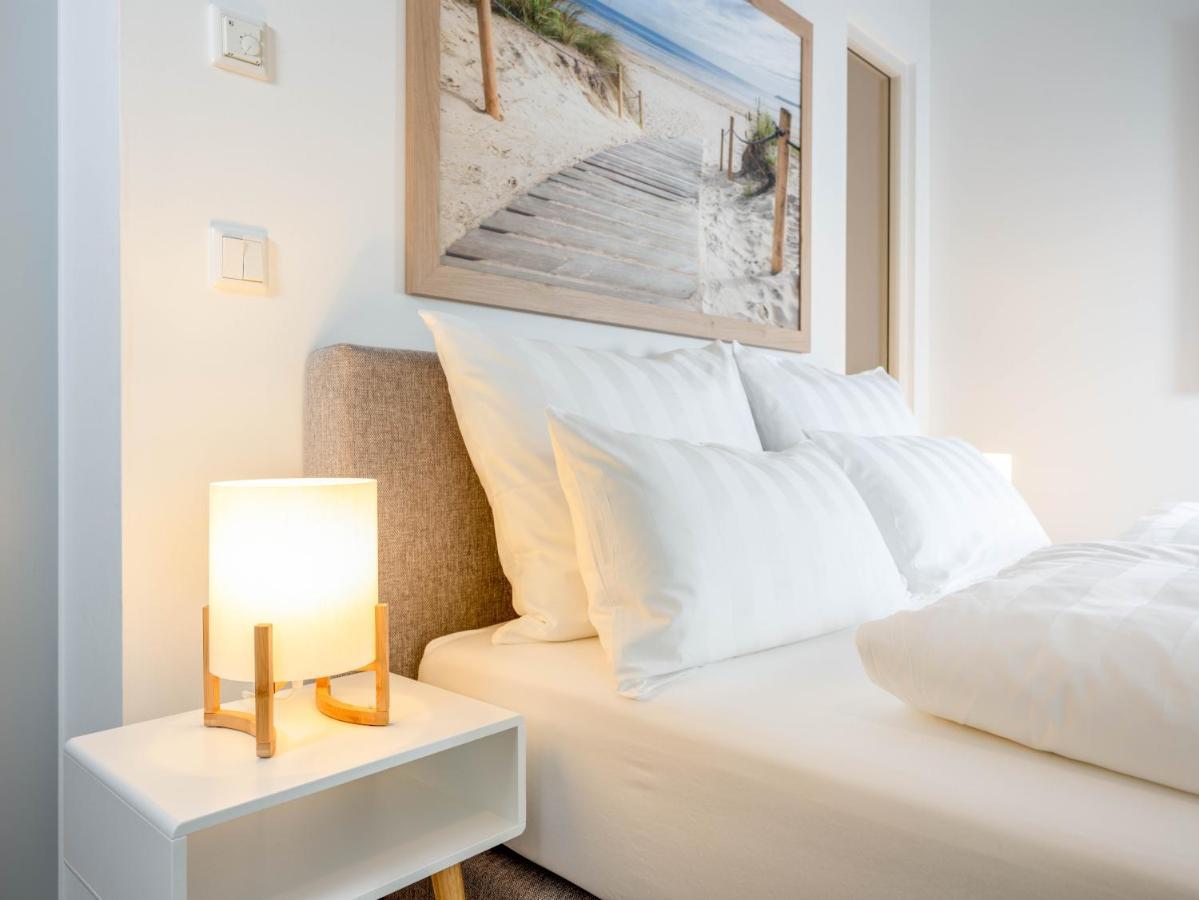ארפורט Bohnapartments - Nordkap-Suiten - Gratis Parkplatz - Moderner Neubau - Erdgeschoss - Fussbodenheizung מראה חיצוני תמונה