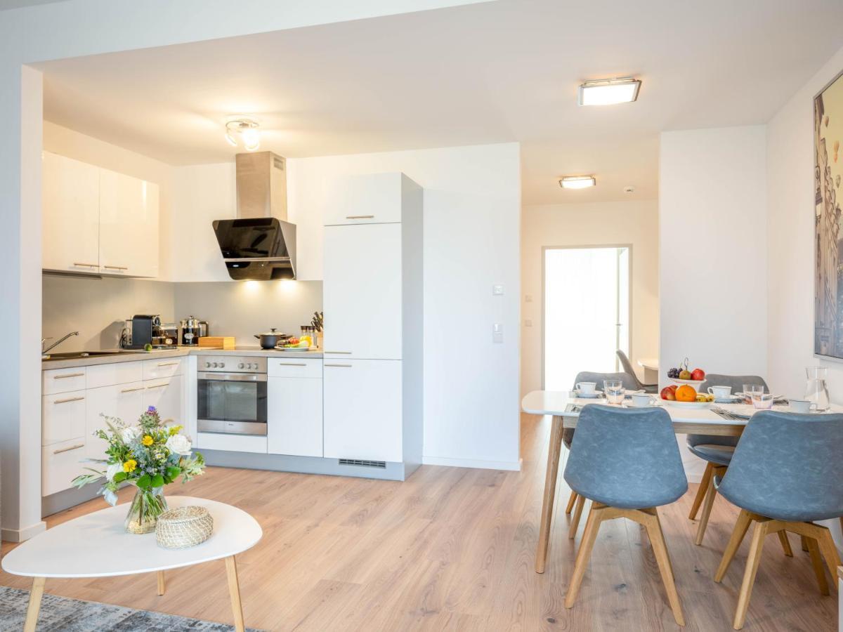 ארפורט Bohnapartments - Nordkap-Suiten - Gratis Parkplatz - Moderner Neubau - Erdgeschoss - Fussbodenheizung מראה חיצוני תמונה