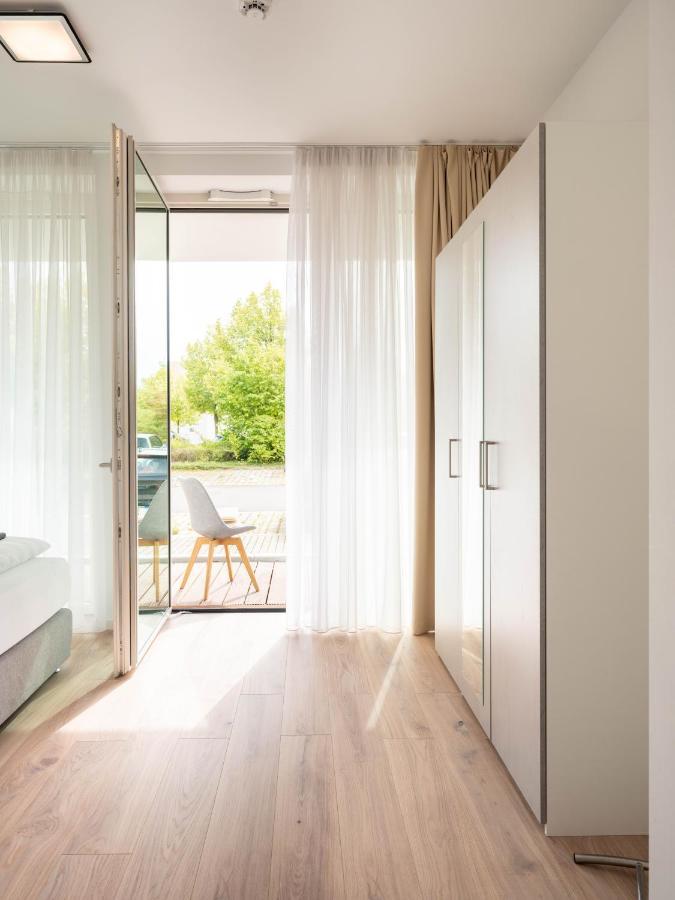 ארפורט Bohnapartments - Nordkap-Suiten - Gratis Parkplatz - Moderner Neubau - Erdgeschoss - Fussbodenheizung מראה חיצוני תמונה