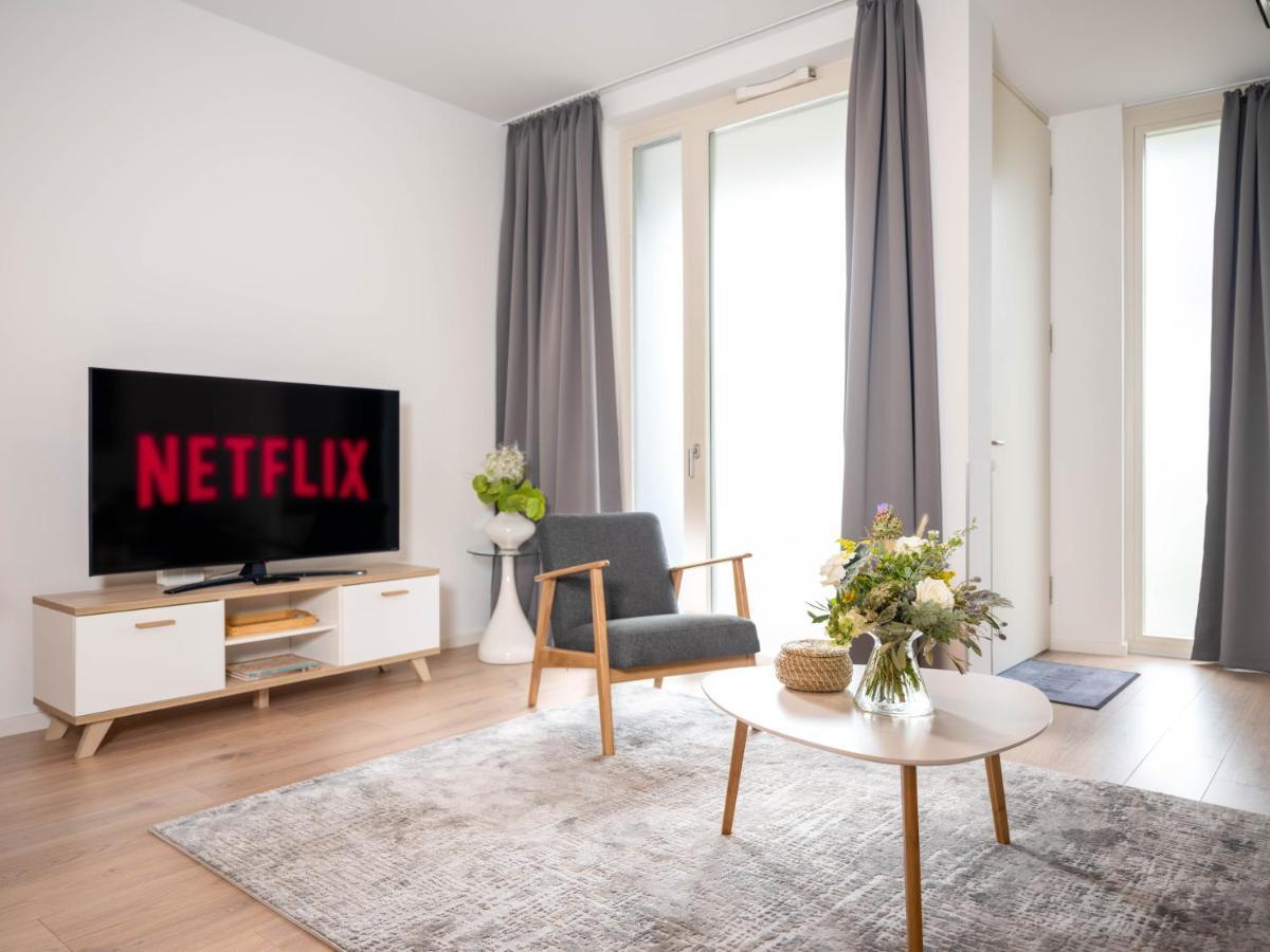 ארפורט Bohnapartments - Nordkap-Suiten - Gratis Parkplatz - Moderner Neubau - Erdgeschoss - Fussbodenheizung מראה חיצוני תמונה