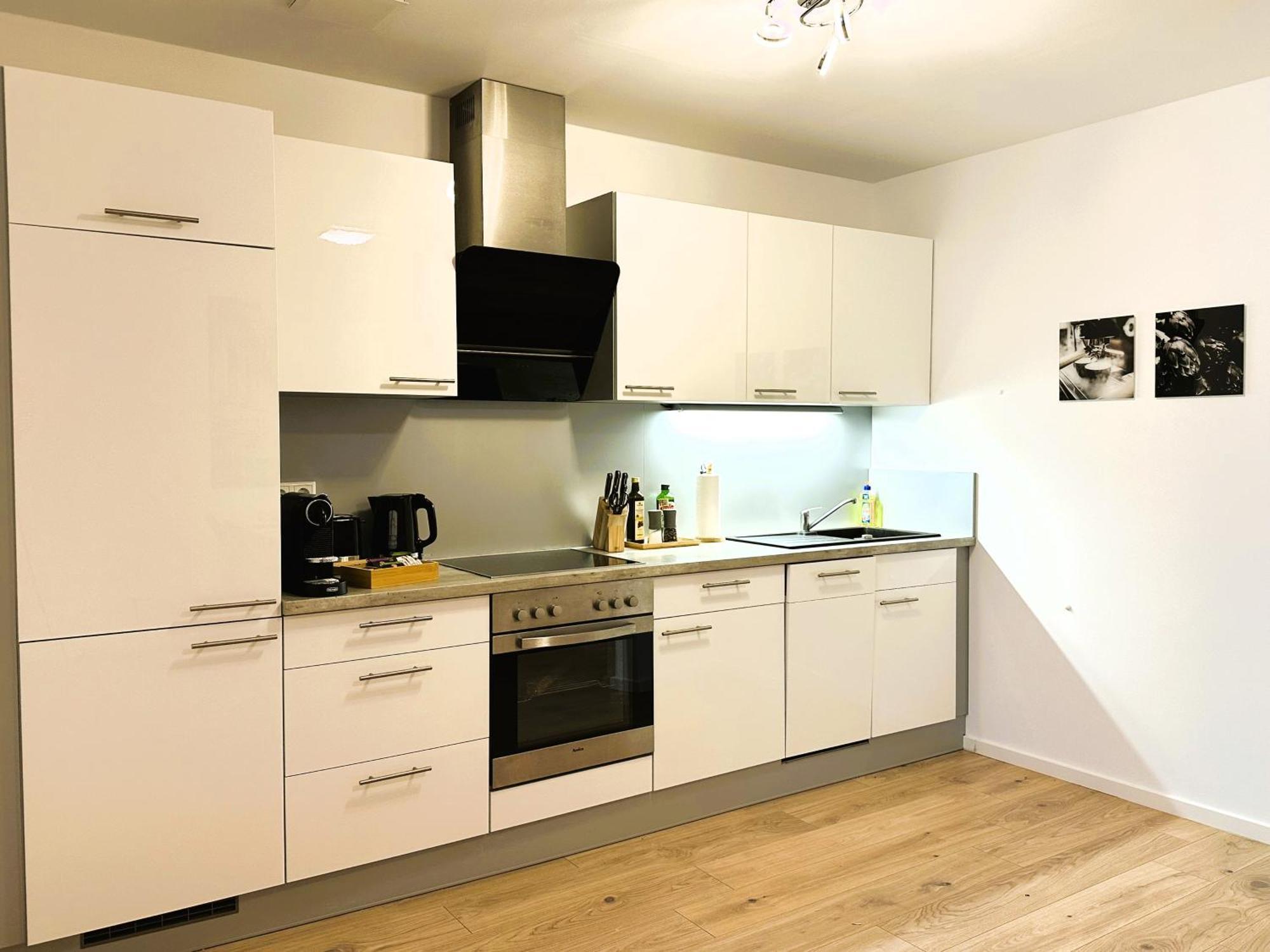 ארפורט Bohnapartments - Nordkap-Suiten - Gratis Parkplatz - Moderner Neubau - Erdgeschoss - Fussbodenheizung חדר תמונה