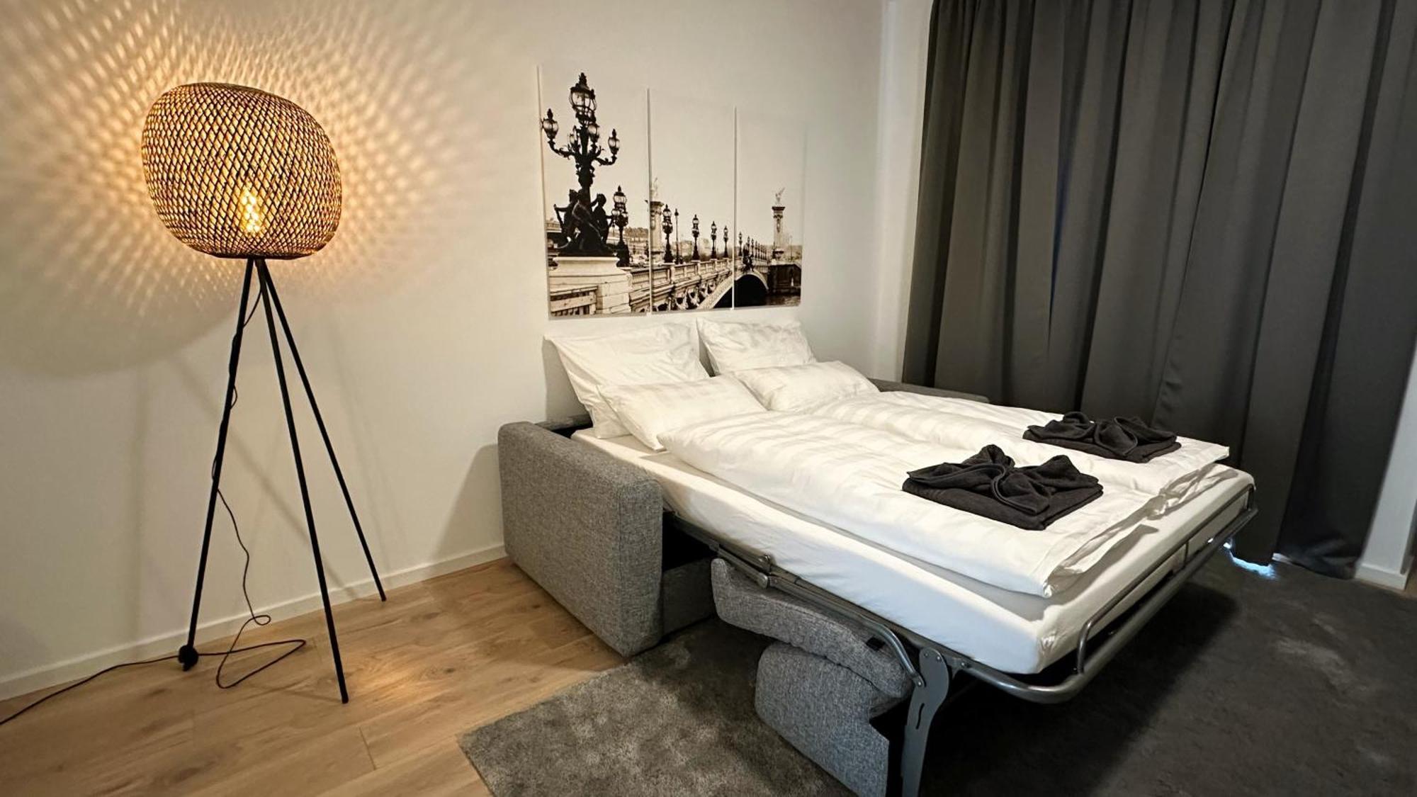 ארפורט Bohnapartments - Nordkap-Suiten - Gratis Parkplatz - Moderner Neubau - Erdgeschoss - Fussbodenheizung חדר תמונה