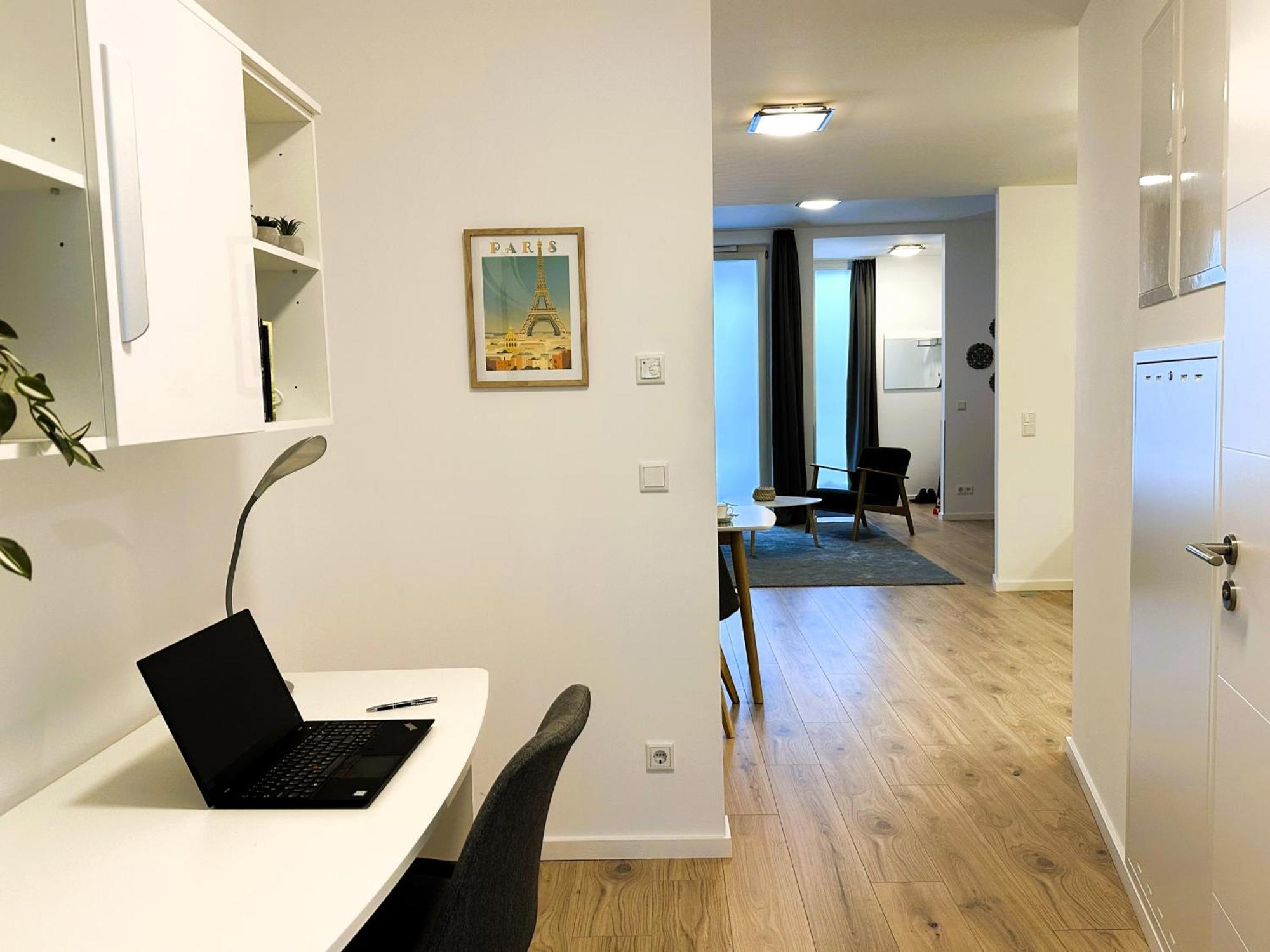 ארפורט Bohnapartments - Nordkap-Suiten - Gratis Parkplatz - Moderner Neubau - Erdgeschoss - Fussbodenheizung חדר תמונה