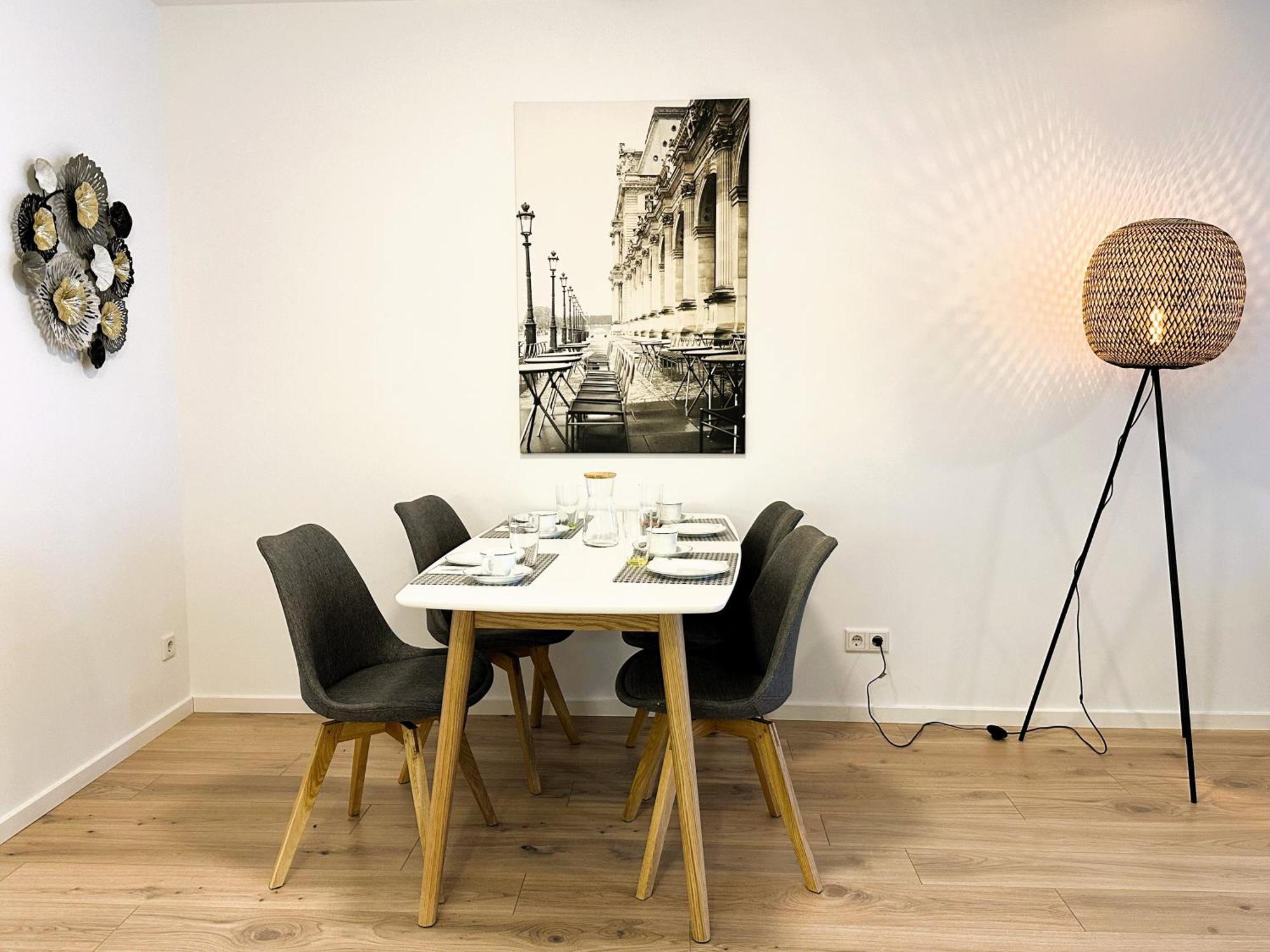 ארפורט Bohnapartments - Nordkap-Suiten - Gratis Parkplatz - Moderner Neubau - Erdgeschoss - Fussbodenheizung מראה חיצוני תמונה