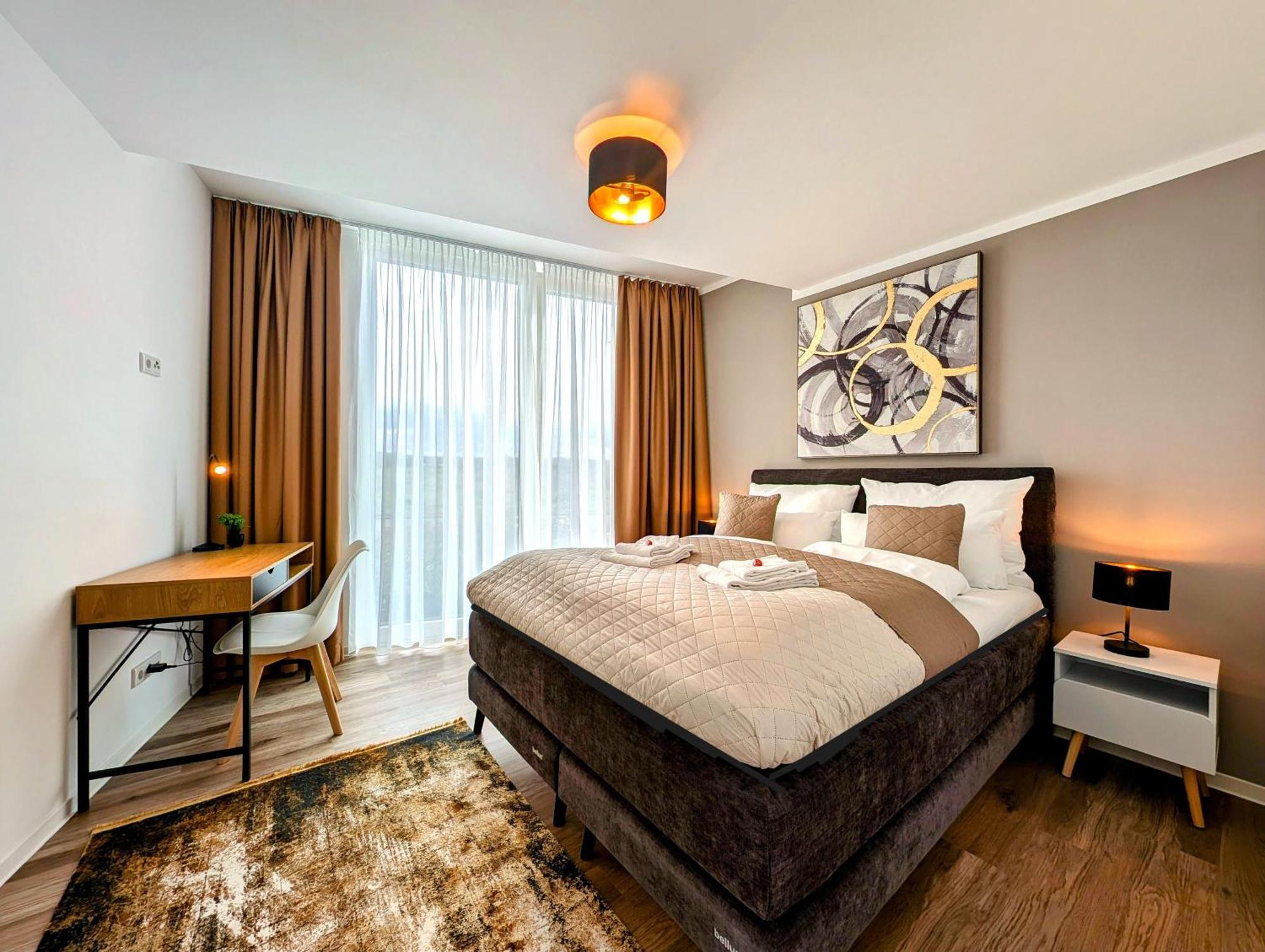 ארפורט Bohnapartments - Nordkap-Suiten - Gratis Parkplatz - Moderner Neubau - Erdgeschoss - Fussbodenheizung מראה חיצוני תמונה