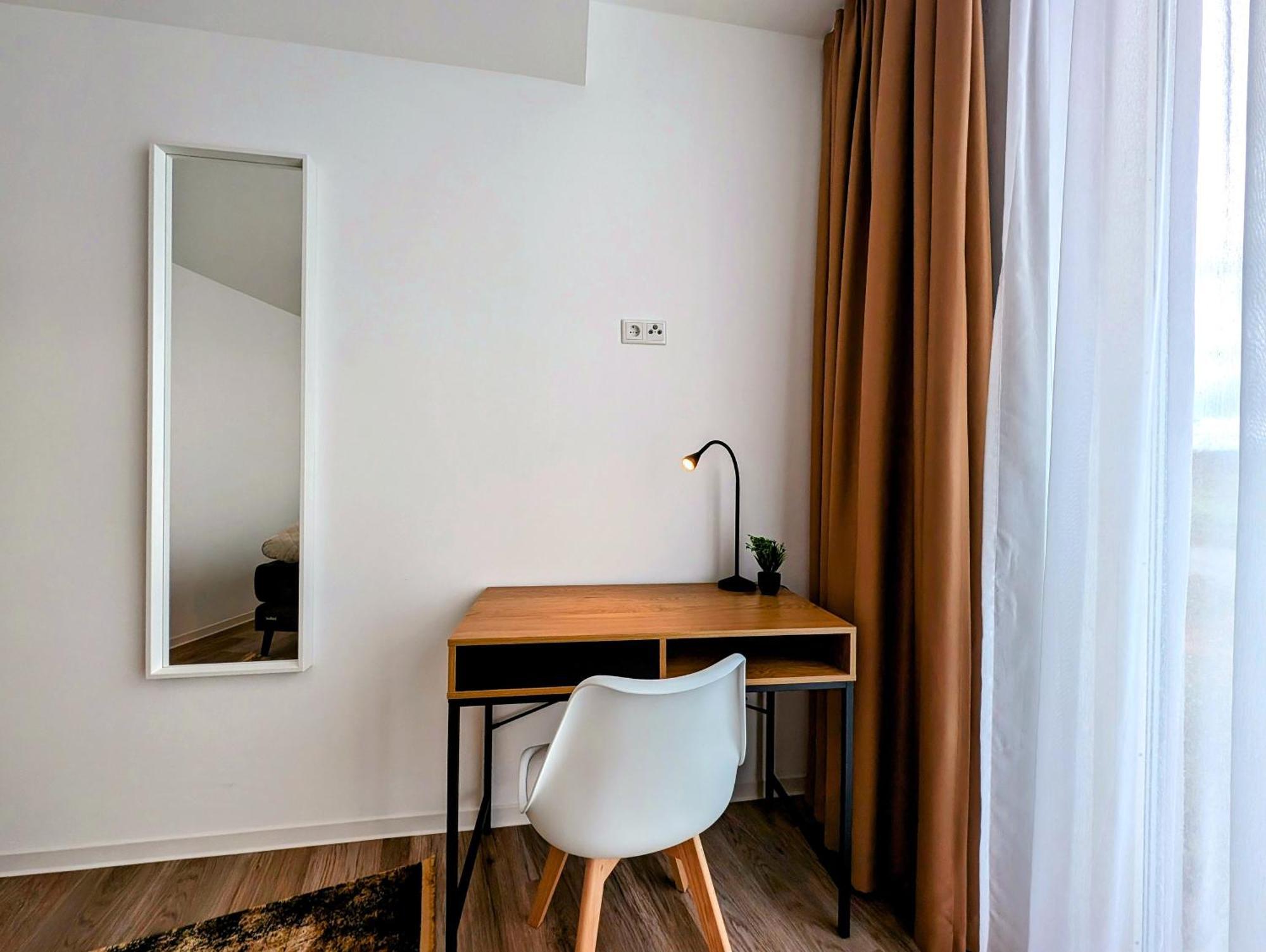 ארפורט Bohnapartments - Nordkap-Suiten - Gratis Parkplatz - Moderner Neubau - Erdgeschoss - Fussbodenheizung מראה חיצוני תמונה