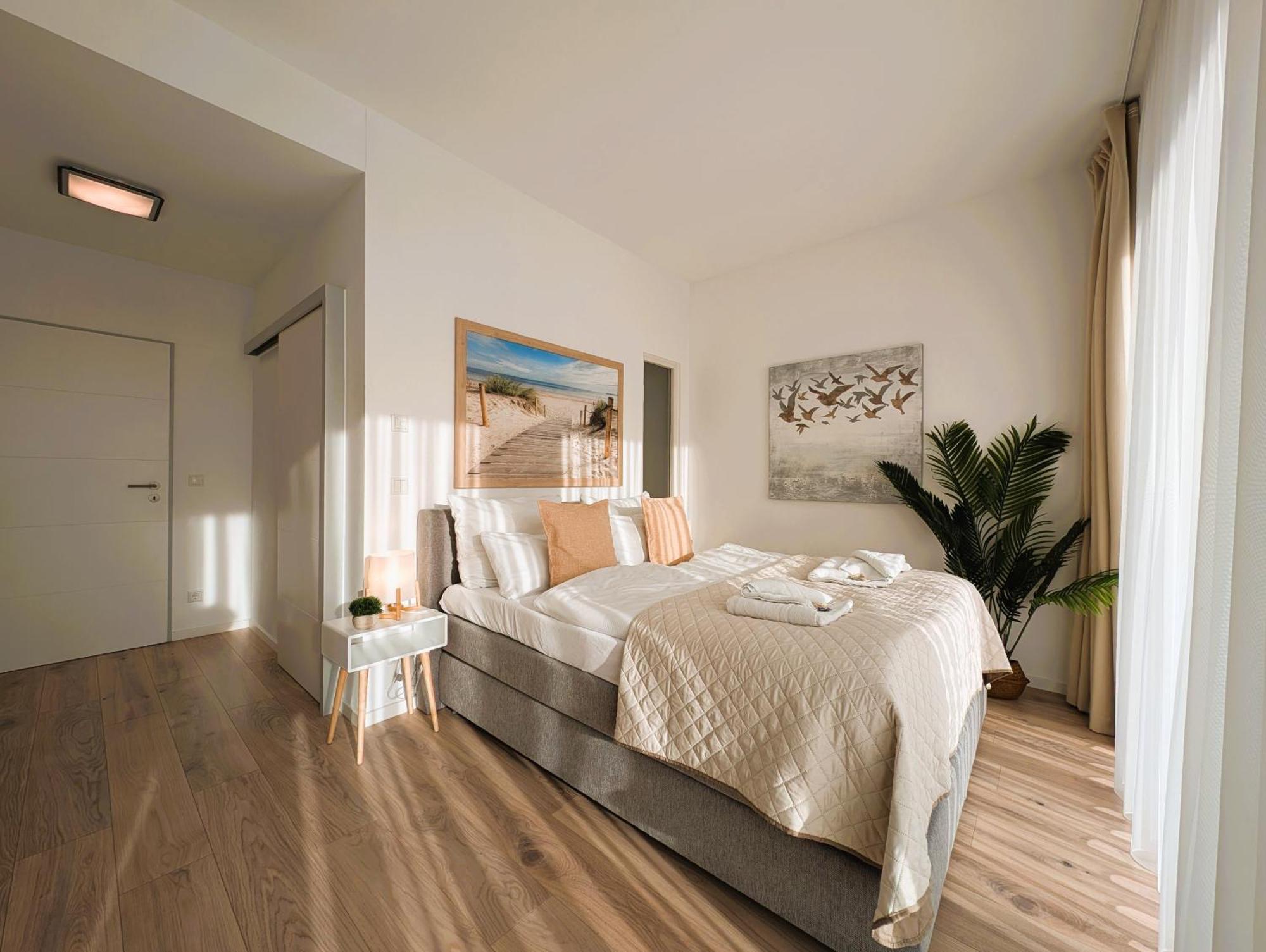 ארפורט Bohnapartments - Nordkap-Suiten - Gratis Parkplatz - Moderner Neubau - Erdgeschoss - Fussbodenheizung מראה חיצוני תמונה