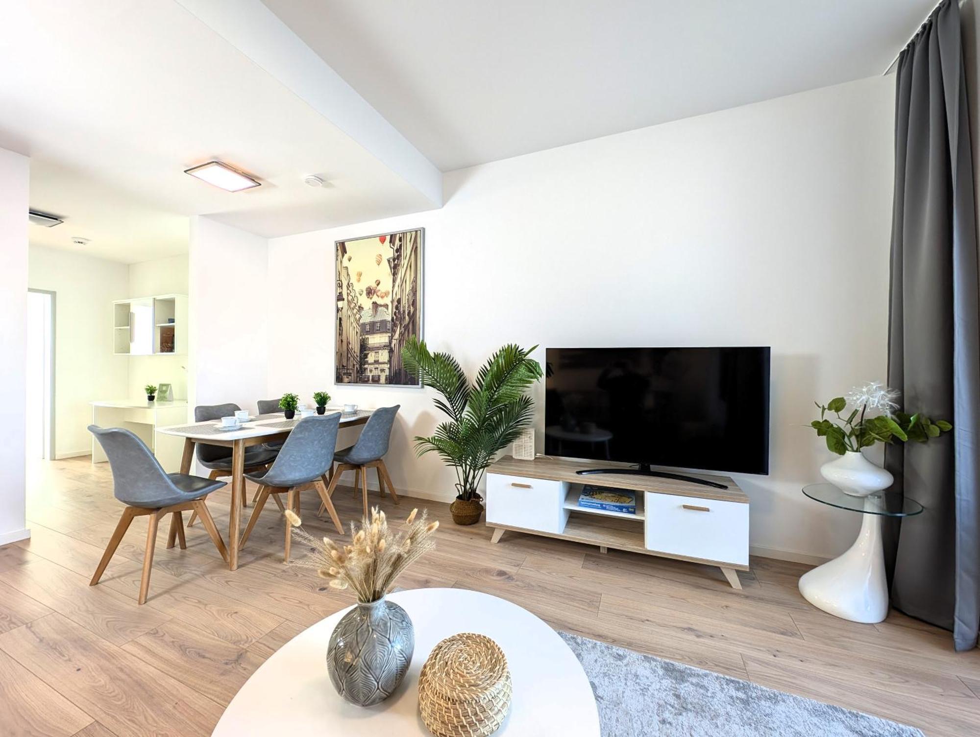ארפורט Bohnapartments - Nordkap-Suiten - Gratis Parkplatz - Moderner Neubau - Erdgeschoss - Fussbodenheizung מראה חיצוני תמונה