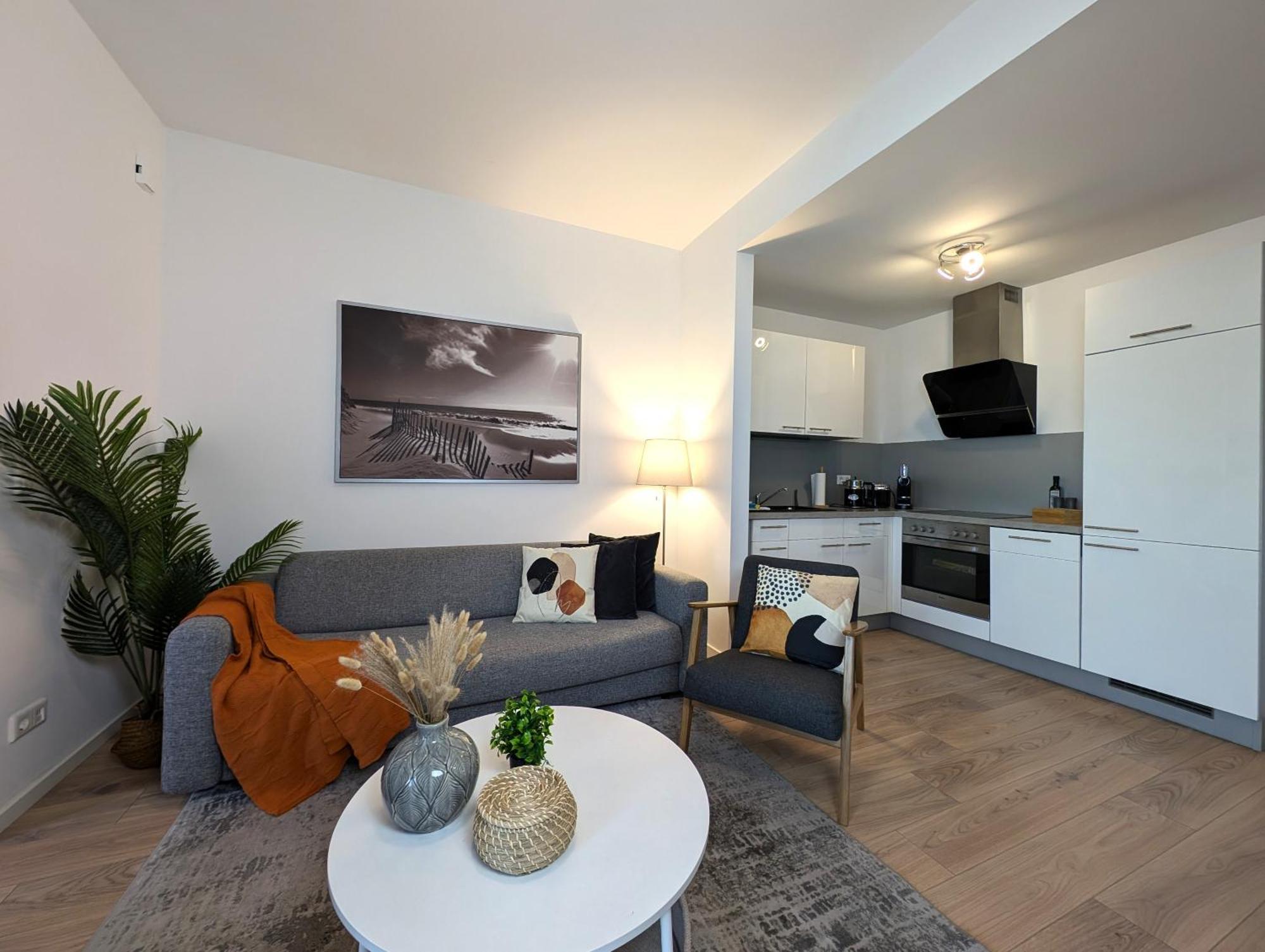 ארפורט Bohnapartments - Nordkap-Suiten - Gratis Parkplatz - Moderner Neubau - Erdgeschoss - Fussbodenheizung מראה חיצוני תמונה