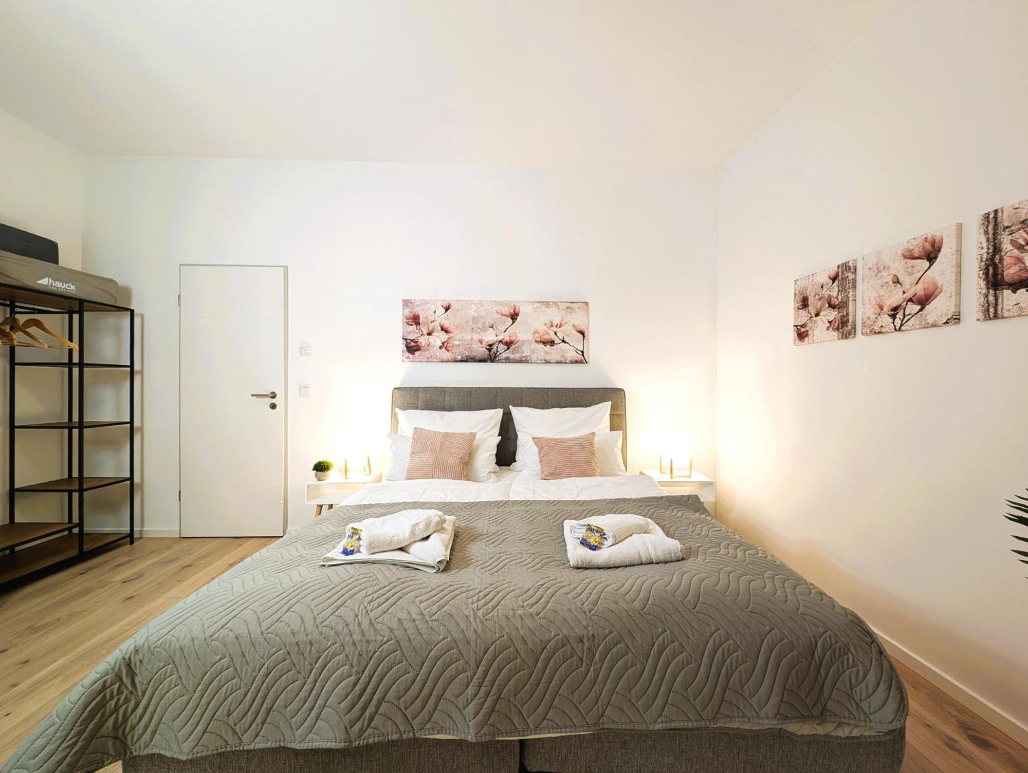 ארפורט Bohnapartments - Nordkap-Suiten - Gratis Parkplatz - Moderner Neubau - Erdgeschoss - Fussbodenheizung מראה חיצוני תמונה