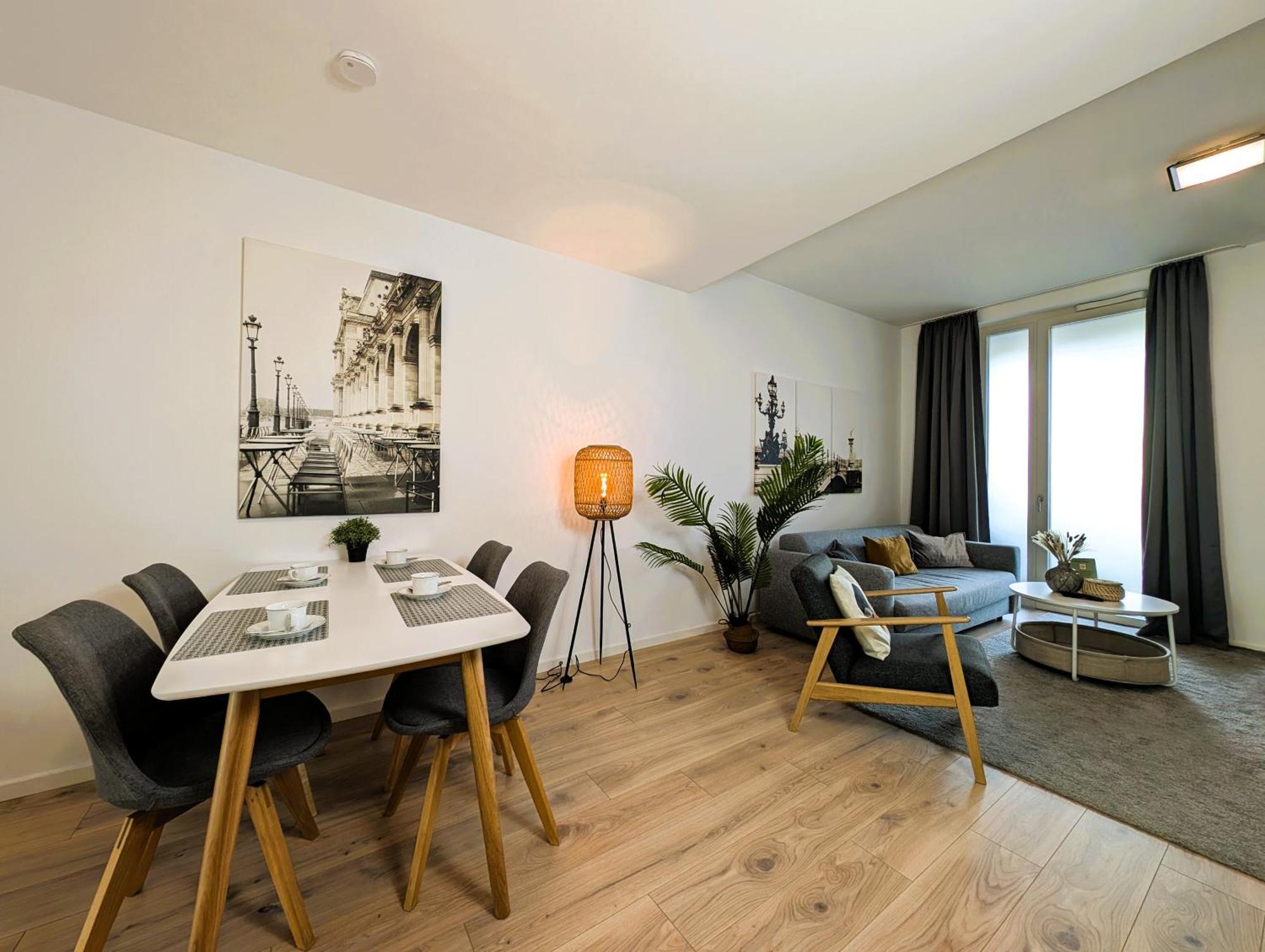 ארפורט Bohnapartments - Nordkap-Suiten - Gratis Parkplatz - Moderner Neubau - Erdgeschoss - Fussbodenheizung מראה חיצוני תמונה